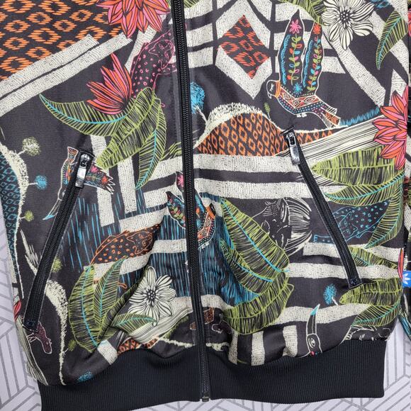 Adidas Xilofloresta Jacket Superstar Farm Tropical Jungle Sz Small - Picture 6 of 16